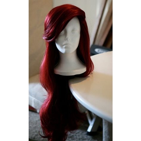 Ariel hair! I want it in real life. ARIEL ❤ liked on Polyvore featuring accessories, hair accessories and hair Boy Haircuts For Straight Hair, Haircuts For Straight Hair, Ariel Wig, Mermaid Wig, Ariel Hair, Boy Haircuts, Thick Wavy Hair, Roll Hairstyle, Red Wigs