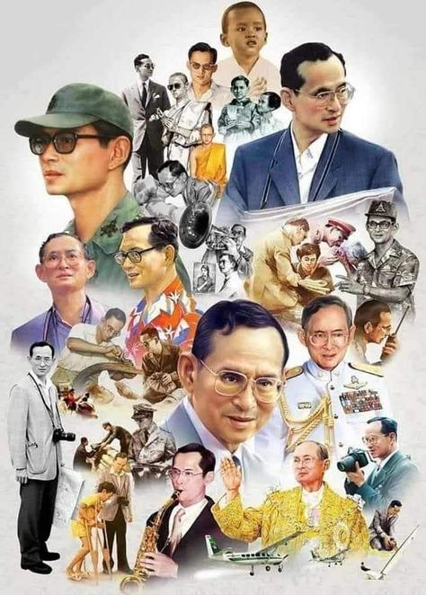 King Phumipol, King Rama 9, King Of Thailand, King Bhumibol Adulyadej, Bhumibol Adulyadej, King Bhumibol, I Kings, Mural Painting, My King