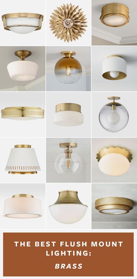 My Ultimate List of the BEST Flush Mount Lighting — in 3 finishes! #kitchen #kitchenrenovation #kitchenlighting #lighting #smallspaces #fixerupper #renovation #flushmount #flushmountlighting #brasslighting #blacklighting #nickellighting #ceilinglight Lighting In Entryway, Hallway Flush Lighting, Foyer Flush Mount Lighting Entryway, Flush Mount Kitchen Lighting Ideas, Living Room Flush Mount Lighting, Kitchen Flush Mount Lighting Ideas, Modern Entryway Lighting, Modern Farmhouse Flush Mount Lighting, Office Ceiling Lighting