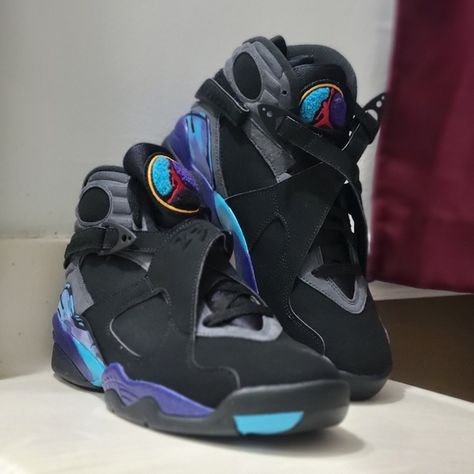 Air Jordan Retro 8 "Aqua" Jordan 8 Aqua, Air Jordan Retro 8, Jordan 8, Air Jordan 5 Retro, Air Jordan Retro, Air Jordan 5, Jordan 5, Air Jordans Retro, Jordan Retro