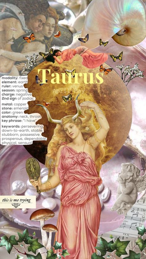 Taurus Art Goddesses Beautiful, Taurus Aesthetic Bedroom, Taurus Midheaven Aesthetic, Taurus Pfp Aesthetic, Taurus Energy Aesthetic, Taurus Style Aesthetic, Taurus Goddess Art, Taurus Venus Style Aesthetic, Taurus Art Goddesses