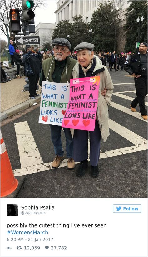 Yesterday, a total of 576 Women's Marches took place around the world to promote gender equality, LGBTQ rights, and to address racial inequalities. Protest Signs, Faith In Humanity Restored, Humanity Restored, Intersectional Feminism, Feminist Quotes, Womens March, Women’s Rights, Gender Equality, Feminist Art