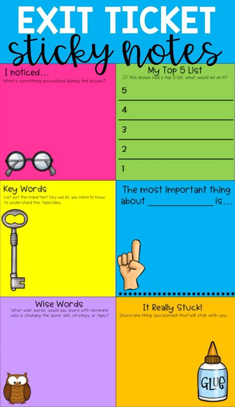 Exit Tickets Template, Ticket Ideas, Exit Slip, Exit Slips, Note Templates, Creative Prompts, Exit Tickets, Virtual Classroom, Virtual Learning