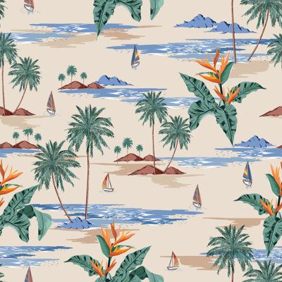 Tropical prints pattern