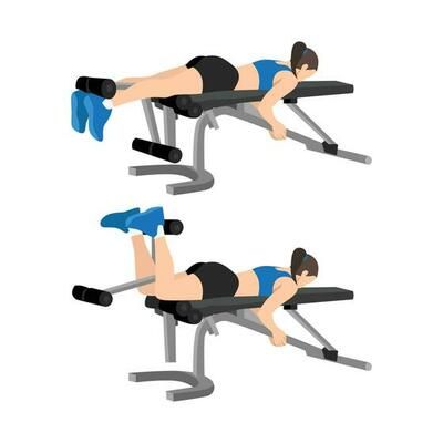 Woman scarecrow arms elbow shoulder rotations with dumbbell. 24236011 Vector Art at Vecteezy Curls Exercise, Squat Exercise, Leg Curl Machine, Lying Leg Curls, Hack Squat, Leg Curl, Squat Workout, Workout Plan Gym, Legs Workout