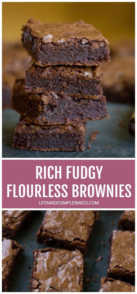 Flowerless Brownies, Flourless Snacks, Gluten Free Brownie Recipe, Cottagecore Baking, Flourless Brownie Recipe, Gf Brownies, Gluten Free Brownie, Anna Scott, Gluten Free Brownies Recipe