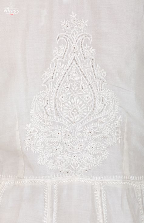 High Quality craftsmanship and Antique Quality Chikankari Boota. The Chikankari Artisans constantly need to practise Museum Quality craftsmanship to perfect their Art!! Meiraas makes conscious efforts in this direction. Chikankari Embroidery Motifs Design, Chikankari Motifs Design, Chickenkari Embroidery Motifs, Chikankari Designs Hand Embroidery, Chikankari Embroidery Motifs Pattern, Chikankari Embroidery Motifs, Chikankari Motif, Chikankari Motifs, Lucknowi Embroidery