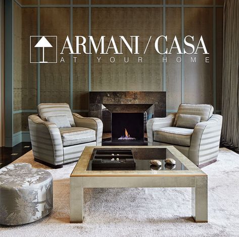 Armani Interior Design, Armani Interiors, Armani Home, Armani Casa, Armani Hotel, Lounge Design, Art Deco Furniture, Elegant Home Decor, Elegant Homes