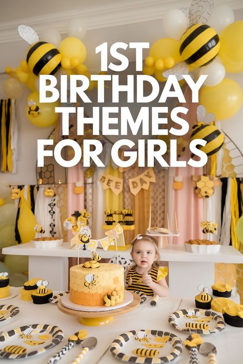 Gorgeous 1st Birthday Themes for Little Girls March First Birthday, March Birthday Party Ideas, Birthday Themes For Girls, March First, March Baby, Baby Birthday Themes, 1st Birthday Themes, March Birthday