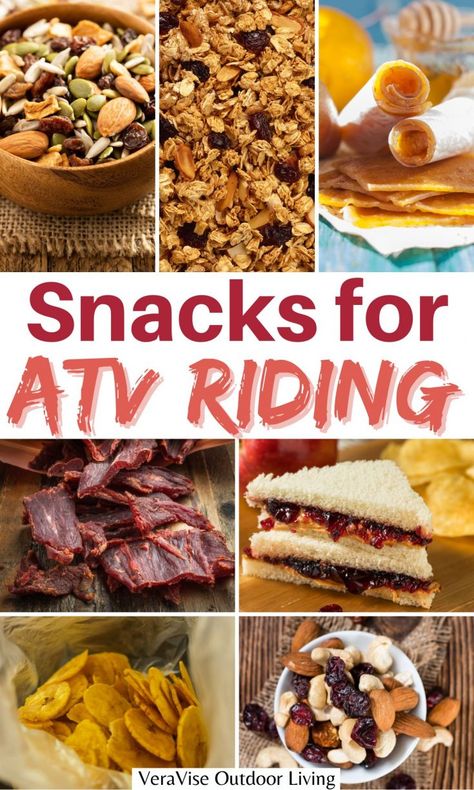 Trail Riding Snacks, Snacks For Outdoors, Snacks For Hunting, Sxs Riding Snacks, Snacks For Atv Riding, Hunting Snacks Simple, Snacks For Side By Side Ride, Trail Snacks, Non Perishable Snacks