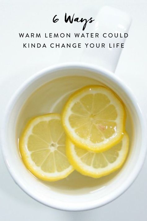 5 Ways Warm Lemon Water Could Kinda Change Your Life  via @PureWow Drinking Warm Lemon Water, Hot Lemon Water, Tomato Nutrition, Water Health, Lemon Health Benefits, Lemon Uses, Warm Lemon Water, Drinking Hot Water, Drinking Lemon Water