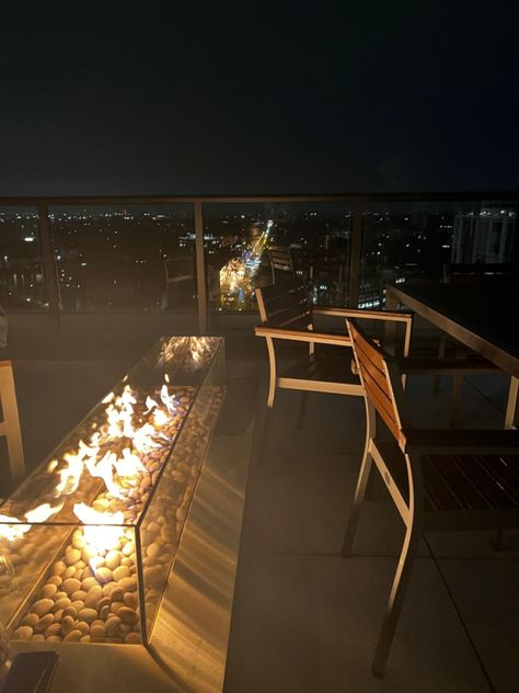 City, city rooftop, late night, skyline, city lights, fire, elegant, view City Rooftop, Night Skyline, Rooftop Lounge, Roof Top, City Lights, Late Night, Fire Pit, Cityscape, Roof