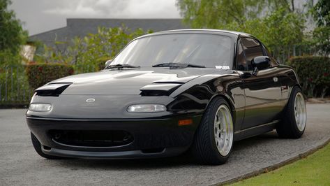 1997 MAZDA MX-5 MIATA SCCA SOLO2 RACE CAR 1997 Mazda Miata, Black Miata Aesthetic, Toyota Miata, 1997 Miata, Black Miata, Miata Car, Tattoos Animals, Mazda Roadster, Cars Jdm