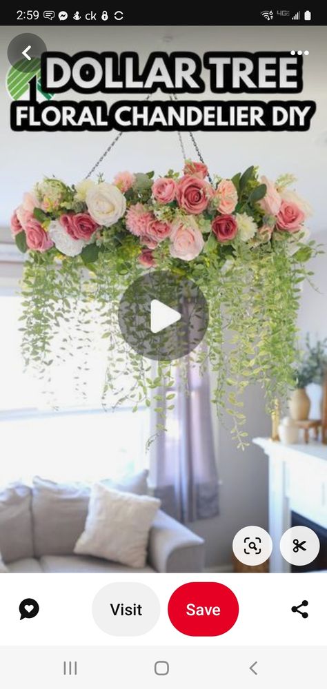 Diy Chandelier Decoration, Diy Floral Chandelier Hula Hoop, Hula Hoop Ideas, Hoola Hoop Lights Diy Chandelier, Hula Hoop Flower Chandelier, Hola Hoop Chandelier, Ceiling Party Decor Ideas, Diy Hanging Centerpiece, Flower Hoop Backdrop