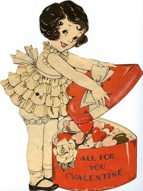 Valentines Illustration, Valentine Images, Valentine Postcards, Vintage Valentine Cards, Retro Valentines, My Funny Valentine, Arte Inspo, Valentine Card, Vintage Greeting Cards