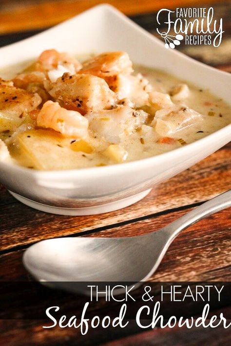 Best Seafood Chowder Recipe, Seafood Chowder Recipe, Chowder Recipes Seafood, Seafood Chowder, Chowder Soup, Chowder Recipe, Seafood Soup, Chowder Recipes, Köstliche Desserts