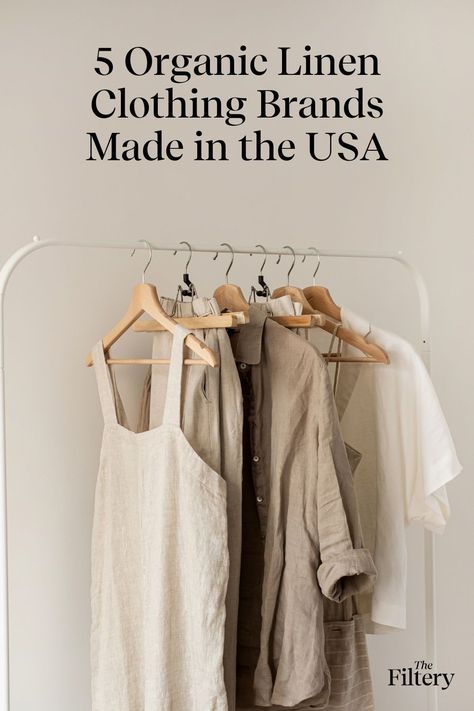 Elevate your wardrobe sustainably! Explore our latest blog on 5 organic linen clothing brands made in the USA. Dive into the world of non toxic living with these eco friendly clothing options, embracing style that's gentle on you and the planet. Upgrade your closet with luxurious and responsibly crafted linen clothing. Capsule Wardrobe Jewelry, Capsule Wardrobe Basics, Linen Fashion, Linen Clothing, Eco Friendly Clothing, Sustainable Fashion Brands, Amazon Essentials, Summer Linen, Organic Clothing