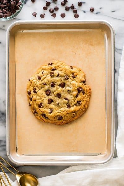 Small-batch Dessert Archives - Baking Mischief One Chocolate Chip Cookie, Cookie For Two, Salted Chocolate Chip Cookies, Giant Chocolate Chip Cookie, Recipe For 1, Small Batch Baking, Giant Chocolate, Single Serve Desserts, Single Serving Recipes