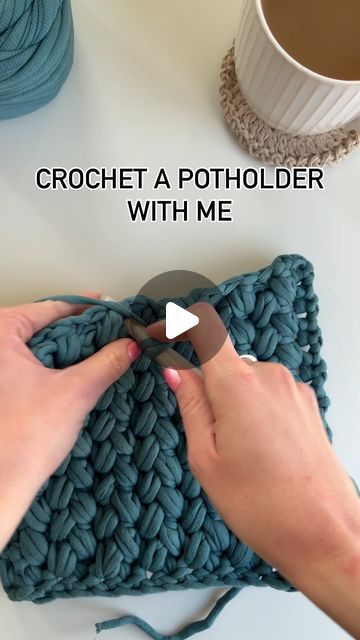 Shannon | Dogwood Crochet on Instagram: "The puffy potholder crochet pattern and tutorial will go live on Saturday, April 20! 

This potholder is very thick and simple. It makes a great housewarming gift or Mother’s Day gift! 

Comment below - what color would you make your potholder?

Save this reel for later 

Yarn - @marymaximofficial Home Yarn
Pattern - Puffy Potholder (on my Etsy and YouTube starting April 20)
.
.
.
#crochet #crochetpattern #crochetpotholder #crochethotpads #crochettrivet #dogwoodcrochet" Potholder Patterns Free, Potholder Crochet Pattern, Chunky Yarn Crochet, Crochet Potholder Patterns, Crochet Hot Pads, Potholder Patterns, Crochet Potholders, Chunky Crochet, Great Housewarming Gifts