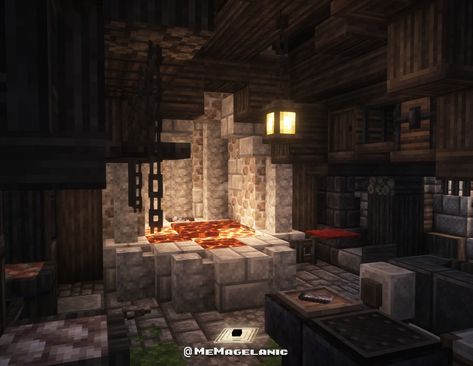 🔨 Medieval blacksmith house Resource Pack - Excalibur Shaders - Complimentary Version - 1.21 #minecraft #minecraftbuilds #minecraftbuild #minecraftmedieval #minecraftmedievalhouse #minecrafthouse #forge #medieval #minecraftarchitecture #minecraftonly #interior Minecraft Blacksmith House, Minecraft Blacksmith, Medieval Forge, Medieval Blacksmith, Minecraft Medieval House, Interior Minecraft, Minecraft W, Minecraft Forge, Blacksmith Forge