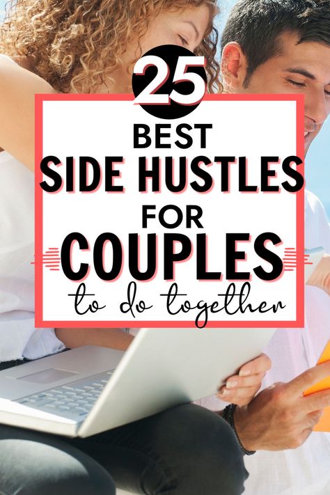 Jobs Couples Can Do Together, Side Hustles For Men, Couple Making Money Together, Couple Business Ideas, Business Ideas For Couples, Side Gigs To Make Money, Side Hustle Ideas Canada, Gyst Binder, Side Hustle Ideas For Men