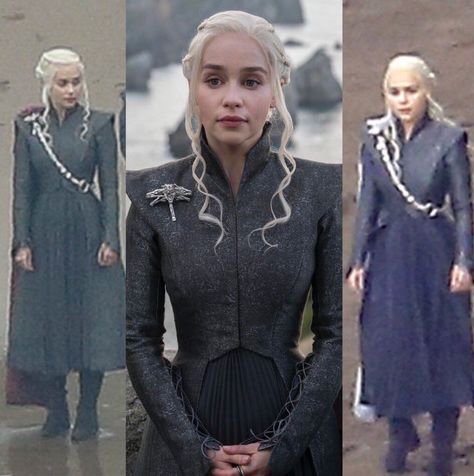 What do Daenerys' new outfits tell us about her state of mind in season 7? Daenerys Targaryen Outfits, Daenerys Targaryen Dress, Emilia Clarke Daenerys Targaryen, Game Of Thrones Costumes, Game Of Throne Daenerys, Single Sole Heels, Hbo Game Of Thrones, Gra O Tron, Caroline Forbes