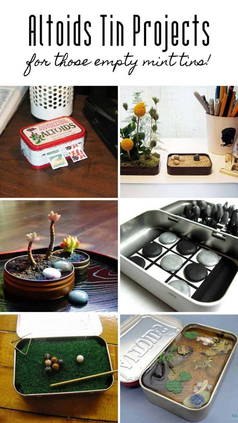 What To Do With Altoid Tins, Altoid Tin Games, Alto Is Tin Crafts, Altoid Tin Ideas Miniatures, Tin Projects, Mint Tin Crafts, Mini Pool Table, Crazy Genius, Tin Ideas