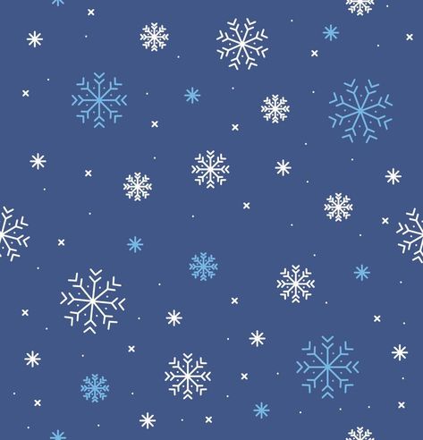 Different Winter Snowflake Seamless Pattern Background. Vector Snowflake Seamless Pattern, Advertisement Background, Snow Flakes, Winter Snowflakes, Snowflake Pattern, Repeat Pattern, Pattern Background, Background Patterns, Seamless Pattern