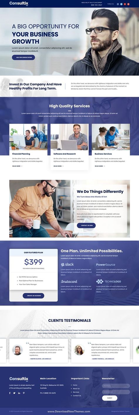 Consulting Website Design, Blog Layout Design, Website Layout Inspiration, Wordpress Theme Portfolio, Consulting Website, Job Website, Business Model Canvas, Services Website, Ecommerce Web Design