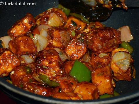 Chilly Paneer, Paneer Chilli Dry, Chili Paneer, Easy Chilli, Chilli Paneer, Paneer Dishes, Paneer Recipe, Chilli Recipes, Chilli Chicken