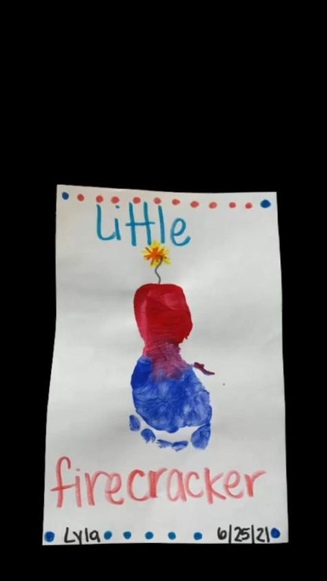 July 4th Handprint Art, Labor Day Crafts For Toddlers, Easy 4th Of July Crafts, 4th Of July Crafts, Fourth Of July Crafts For Kids, Infant Room, Toddler Class, 4th July Crafts, Footprint Crafts