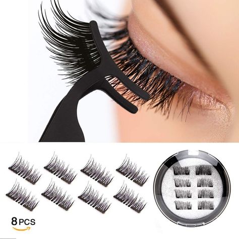 The Best Deals On Amazon Right Now Maquillage Pin Up, Lego Film, Mink Eyelash Extensions, Beautiful Eyelashes, 3d Lashes, Magnetic Lashes, Natural Eyelashes, Magnetic Eyelashes, Fake Lashes