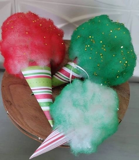 Fake Cotton Candy, Candy Decorations Diy, Office Candy, Candy Christmas Tree, Christmas Decorations Diy, Candyland Birthday, Candy Land Christmas Decorations Diy, Candy Land Christmas Decorations, Candy Theme