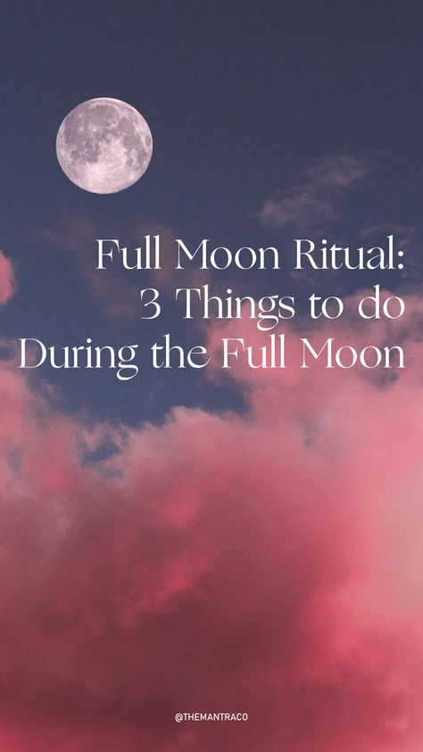 A great time to connect with the universe is during the rejuvenating full moon. A full moon embodies the highest point of the lunar cycle and can be used to either focus on manifesting what you want or to release everything that isn’t meant for you. So, I’m here to tell you that it’s worth testing out! Full Moon Beauty Spell, Full Moon Love Manifestation, Full Moon Jan 2024, Manifesting On A Full Moon, June Full Moon 2024, March Full Moon 2024, Full Moon Manifestation Ritual, What To Do On A Full Moon, Full Moon Prayer