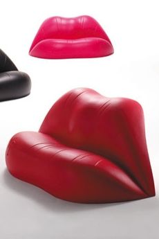 dali lips sofa Lip Sofa, Lips Sofa, Baroque Chair, Barcelona Design, Parlor Chair, Kiss Lips, Gothic Furniture, Sleeper Sofas, Austin Powers