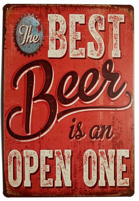 Pub Poster, Beer Quotes, Etiquette Vintage, Beer Art, Funny Home Decor, Beer Theme, Bar Poster, Beer Poster, Funny Decor