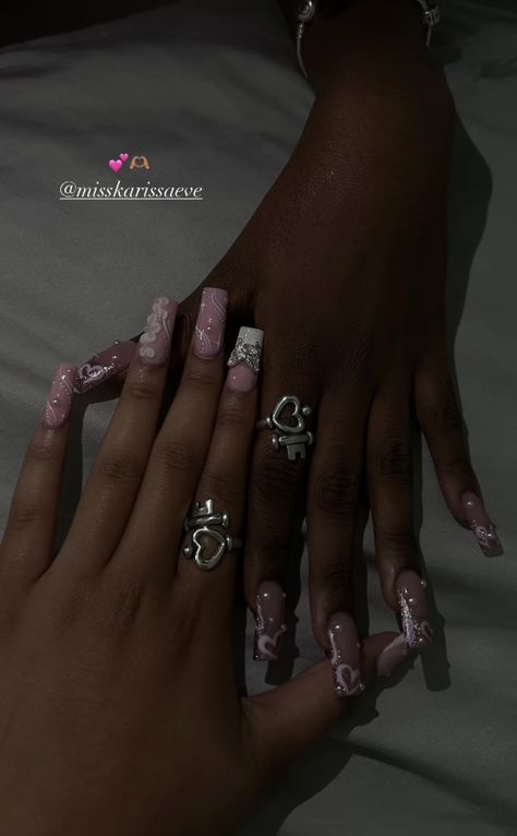 Nails Rings, Rings Matching, Mail Ideas, Nails, Black