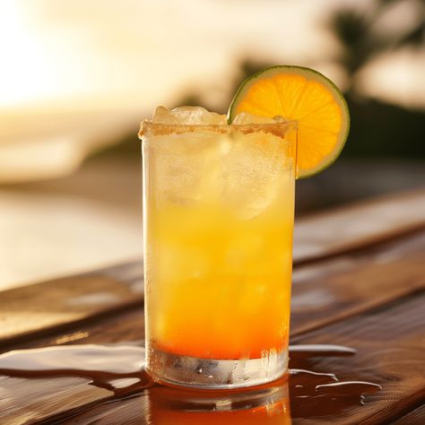 Citrus Rum Cooler Cocktail Recipe - The Citrus Rum Cooler is a delightful blend of tangy and sweet, with the zesty flavors of lime and orange shining through. The light rum provides a smooth base without overpowering the fresh citrus notes, while the triple sec adds a hint of complexity. It's a refreshing, light, and slightly sweet cocktail with a pleasantly sour finish. Citrus Rum Cocktails, Cocktails With Lemon, Drinks Wallpaper, Sweet Cocktail, Lemon Drop Martini, Orange Cocktails, Sweet Cocktails, Rum Cocktails, Light Rum