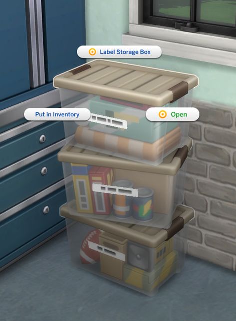 Sims 4 Storage Shelves, Sims 4 Cc Moving Boxes, Sims 4 Cas Organizer, Sims 4 Storage Cc, Sims Clutter, Ikea Bins, Tire Storage Rack, Steel Pegboard, Cc Furniture