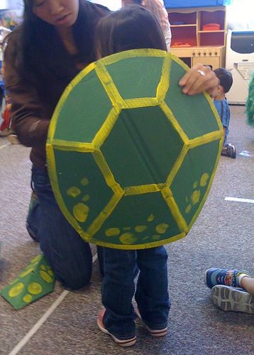 Turtle costume by wrnking, via Flickr Diy Turtle Costume, Sea Turtle Costume, Turtle Costume Diy, Turtle Costume, Underwater Costume, Ocean Theme Costume, Underwater Theme Party, Under The Sea Costumes, Sea Creature Costume