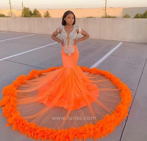 Orange Prom Dresses, Prom Dresses 2023, Prom Dress With Train, African Prom Dresses, Prom Girl Dresses, Senior Prom Dresses, Most Beautiful Wedding Dresses, Prom Dresses Modest, Cute Prom Dresses