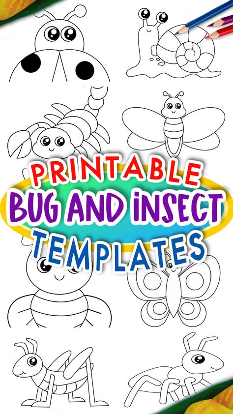 There are lots of insects and bugs in every corner … Printable Insect and Bug Templates Read More » The post Printable Insect and Bug Templates appeared first on Simple Mom Project. Bug Template, Homeschooling Crafts, Spider Template, Picture Template, Ant Crafts, Insect Coloring Pages, Bug Coloring Pages, Pictures Of Insects, Indoor Crafts