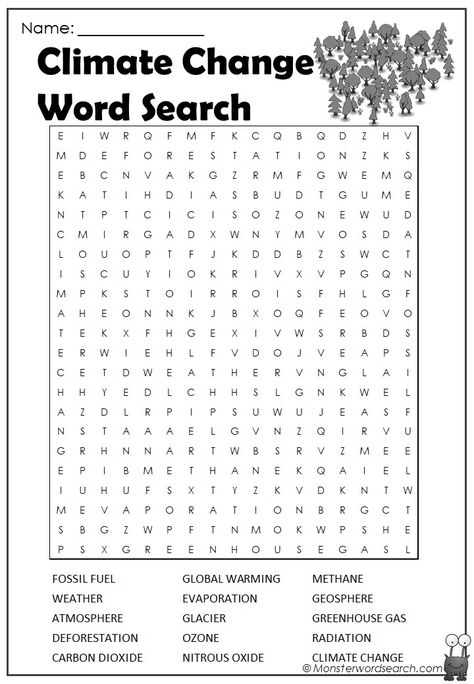 cool Climate Change Word Search Climate Activities 3rd Grade, Pollution Activities Worksheets, Change Word, Climate Activities, What Is Climate, Word Search Printables, Short Article, Word Search Puzzles, Word Searches