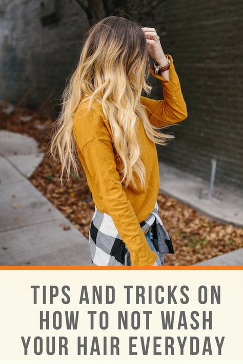 Train Hair To Wash Less, How To Wash Hair Less Often, Not Washing Hair Everyday Tips, Training Hair To Not Wash, Hair Training Tips, How To Not Wash Your Hair Everyday, Wash And Go Haircuts For Thick Hair, List Of Hairstyles, Teen Hair