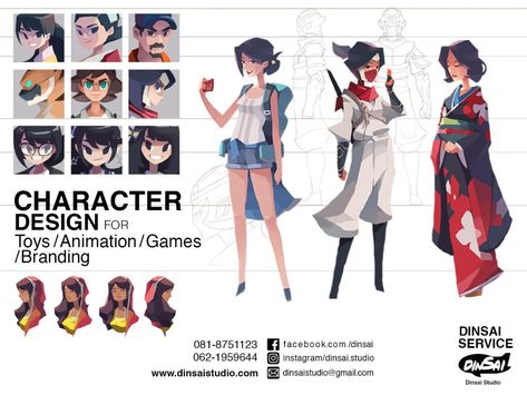 Dinsai studio (@DinsaiS) / Twitter Character Design 2d, Branding Services, Artist Portfolio, Visual Development, Portfolio Design, New Photo, Concept Art, Design Studio, Character Design