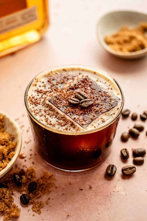 Chocolate Bitters, Sweet Bourbon, Brown Sugar Syrup, Bourbon Drinks, Dutch Oven Recipes, Sugar Syrup, Espresso Drinks, Bourbon Cocktails, Mixed Drinks Recipes