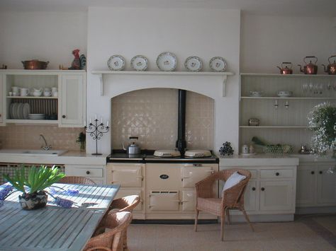 My kitchen with fabulous Aga cooker Aga Cooking, Aga Kitchen, Aga Stove, Aga Cooker, English Kitchens, Cottage Kitchens, Best Appliances, Farmhouse Style Kitchen, Cottage Kitchen