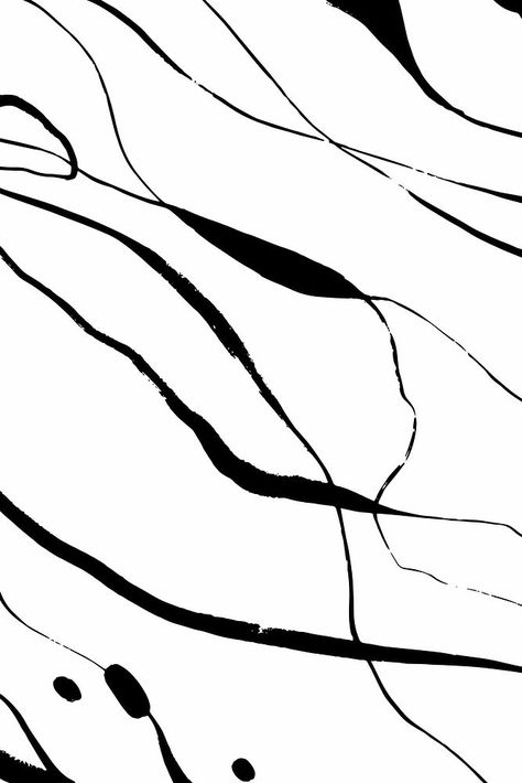 Abstract wavy background, black and white design vector | premium image by rawpixel.com / ton Lines Wallpaper Aesthetic, Abstract Line Art Design, Line Drawing Abstract, Wavy Background, Background Black And White, Clinic Interior, Doodle Background, Tattoo Background, White Interior Design