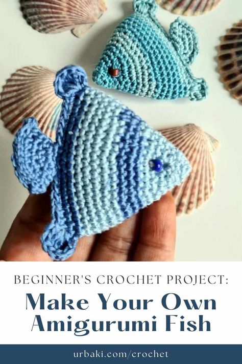 Are you ready to dive into the world of amigurumi and create something truly special? Today, we’re excited to share a delightful project on how to crochet a fish. This amigurumi fish is perfect for beginners and is crafted using simple single crochet stitches.rnrnIt’s not only a fun project but also makes an adorable decoration for your home. With the help of a comprehensive video tutorial by Crochetwithsumi, you’ll be able to create this charming fish in no time.rnrnWhy Crochet an Amigurumi... Amigurumi Fish Pattern, Fish Crochet Pattern Free, Amigurumi Fish, Craft Themes, Crochet Fish Patterns, Fish Crochet, Crochet Sea Creatures, Marine Creatures, Easy Amigurumi