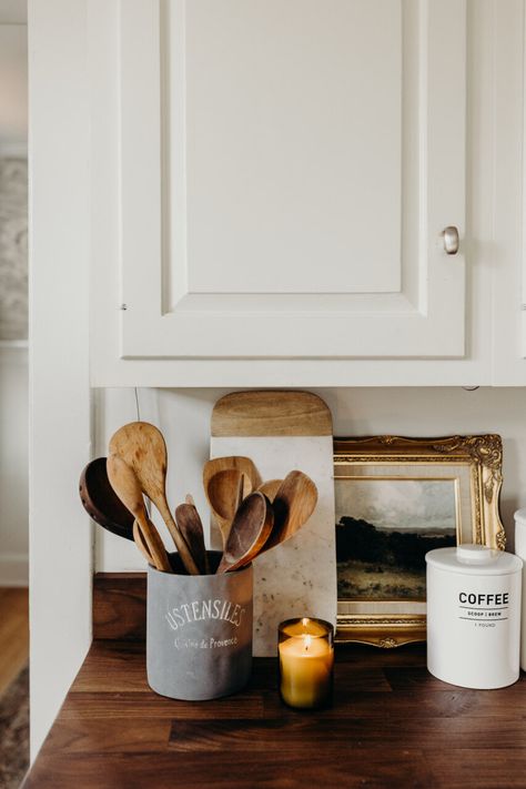 Butcher block counter